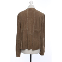 Riani Jacke/Mantel aus Wildleder in Khaki