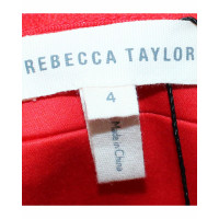 Rebecca Taylor Kleid aus Baumwolle in Rot