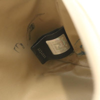 Fendi Clutch Bag Patent leather in White