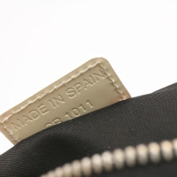 Dior Saddle Bag mini 21 cm aus Canvas in Schwarz