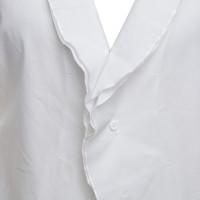 Jil Sander camicetta bianca con ruches indicato