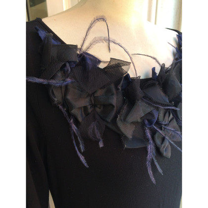 Blumarine Kleid aus Baumwolle in Schwarz