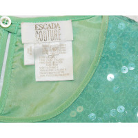 Escada Suit Silk in Turquoise
