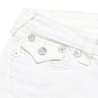 True Religion Jeans in Cotone in Bianco