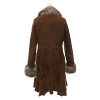 Furry Veste/Manteau en Fourrure en Marron