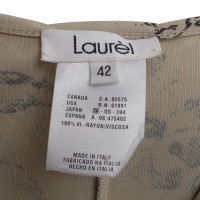 Laurèl Two-ply dress with pattern
