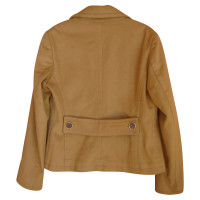 Atos Lombardini Jacket/Coat Wool in Ochre