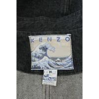 Kenzo Jacke/Mantel aus Jeansstoff in Schwarz
