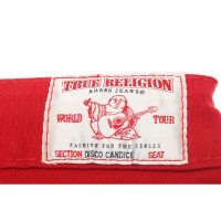 True Religion Jeans aus Baumwolle in Rot