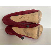 Giuseppe Zanotti Stiefeletten aus Wildleder in Rot