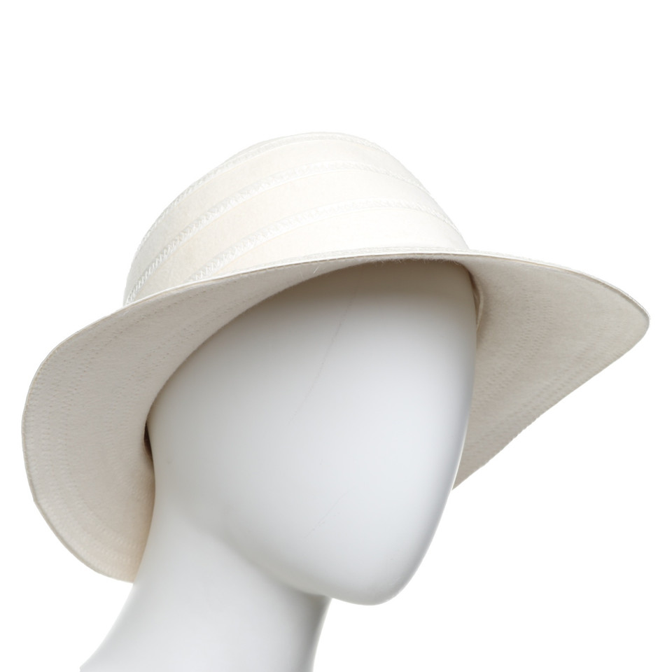 Borsalino Cappello in crema / bianco
