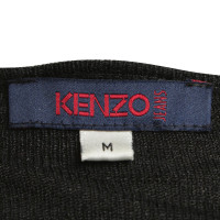 Kenzo Wickel-Pullover in Schwarz