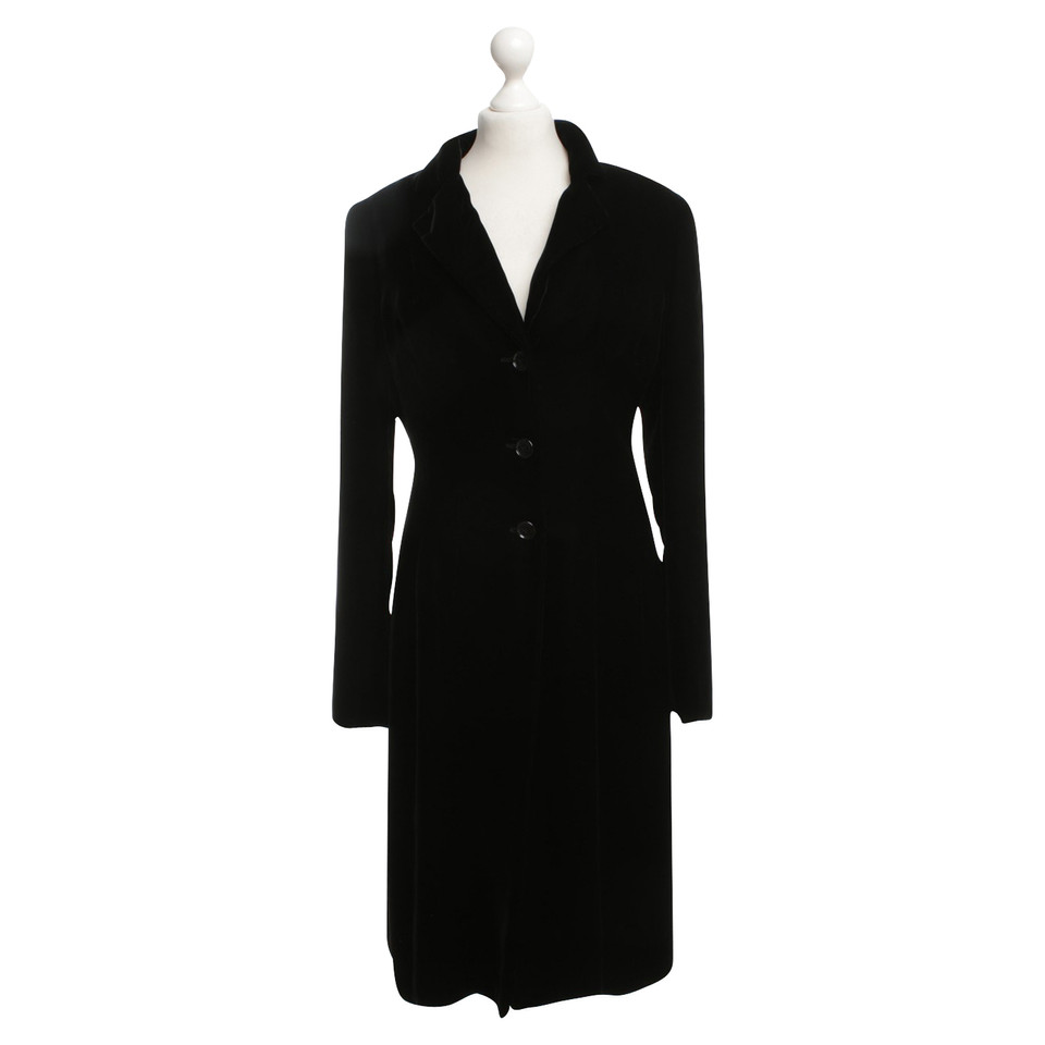 Dolce & Gabbana Velvet coat in black