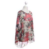 Dolce & Gabbana top en soie avec imprimé floral