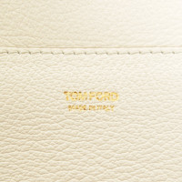 Tom Ford "Jennifer Flap Bag" in Cremeweiß