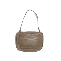 Jil Sander Handtasche aus Leder in Oliv