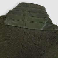 Haider Ackermann Jacke/Mantel aus Wolle in Grün