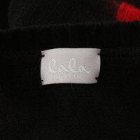 Lala Berlin Pullover in Schwarz/Rot