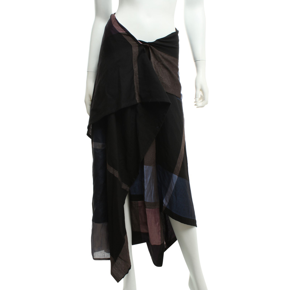 Issey Miyake Culottes con motivo a quadri