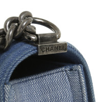 Chanel Boy New Medium in Blue