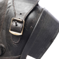 Belstaff Stiefel aus Leder in Schwarz