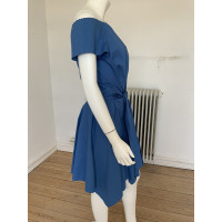 Halston Heritage Vestito in Cotone in Blu