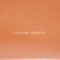 Mansur Gavriel Handtasche aus Leder in Braun