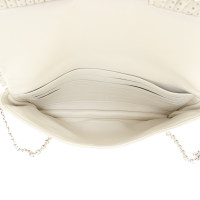 Christian Dior Clutch Bag Leather in Cream