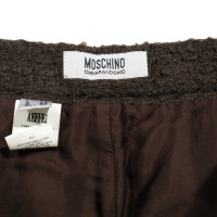 Moschino Hose aus Wolle in Braun