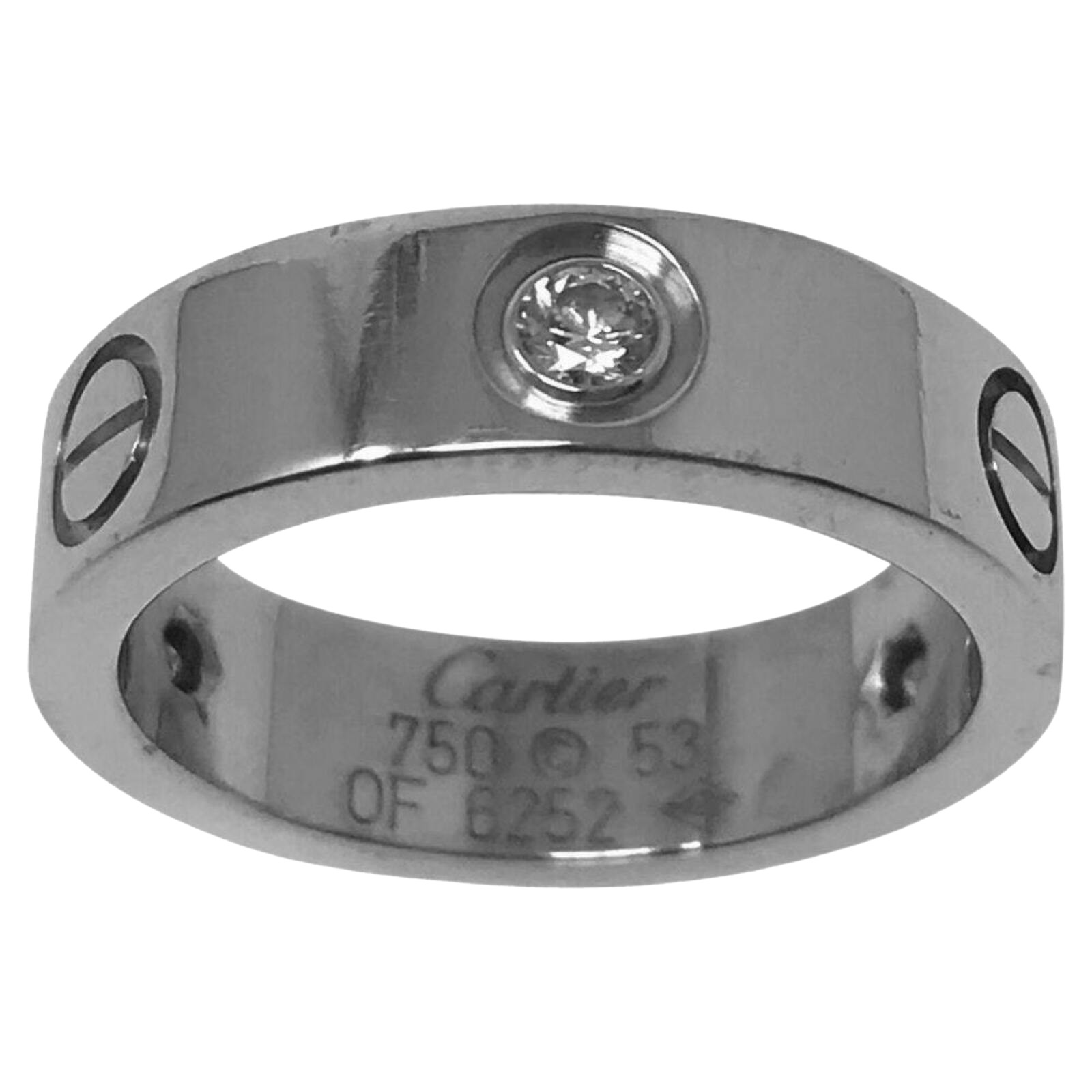 Cartier Ring Aus Weissgold Second Hand Cartier Ring Aus Weissgold Gebraucht Kaufen Fur 2600