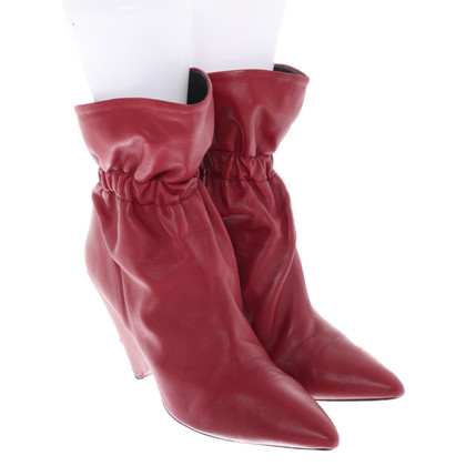 Isabel Marant Ankle boots Leather in Bordeaux