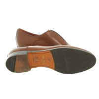 Santoni Slippers/Ballerinas Leather in Brown
