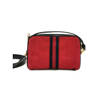 Gucci Ophidia Small Messenger Suede in Red