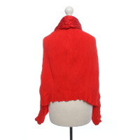 Issey Miyake Giacca/Cappotto in Rosso