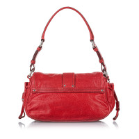 Miu Miu Shoulder bag Leather in Red