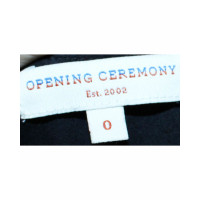 Opening Ceremony Kleid aus Baumwolle in Schwarz