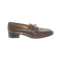Hermès Slippers/Ballerinas Leather in Brown