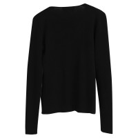 Yves Saint Laurent Strick aus Wolle in Schwarz