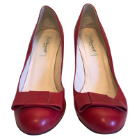 L.K. Bennett Rode Leren Court-schoenen