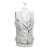 Ibana Vest Leather in Grey
