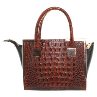 Ted Baker Handtasche in Reptilleder-Optik