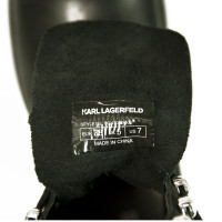 Karl Lagerfeld Boots Leather in Black