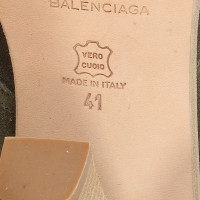 Balenciaga Stivaletti in Pelle scamosciata in Cachi