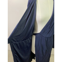 Iris & Ink Kleid aus Viskose in Blau