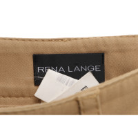 Rena Lange Hose aus Baumwolle in Beige