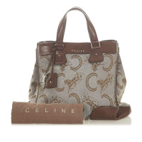 Céline Sac fourre-tout en Toile en Marron