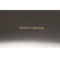 Mansur Gavriel Handtasche aus Leder in Schwarz
