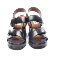 Kenzo Sandals Leather in Black