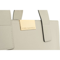 Karl Lagerfeld Handtasche aus Canvas in Grau