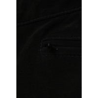 Hermès Hose aus Leder in Schwarz